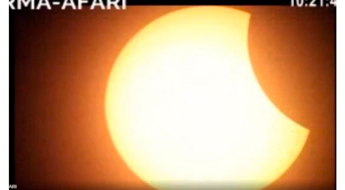 ECLIPSE VISTO DESDE TARMA ECLIPSE VISTO DESDE TARMA