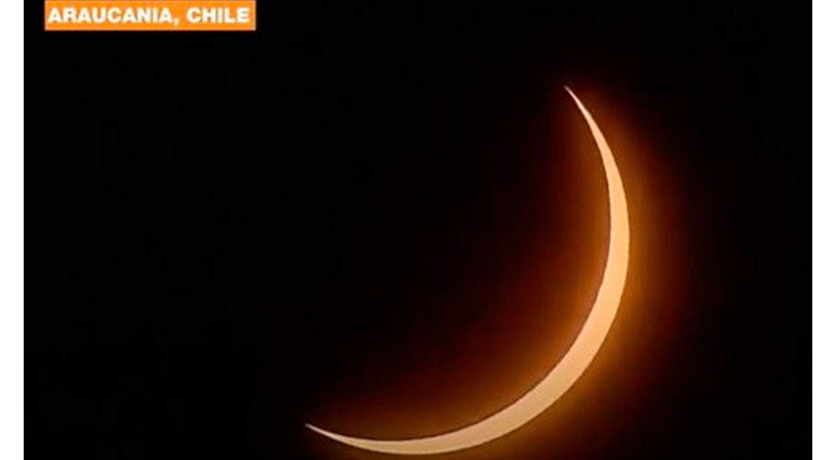 ECLIPSE SOLAR CAPTURADO EN ARAUCANIA, CHILE ECLIPSE SOLAR CAPTURADO EN ARAUCANIA, CHILE