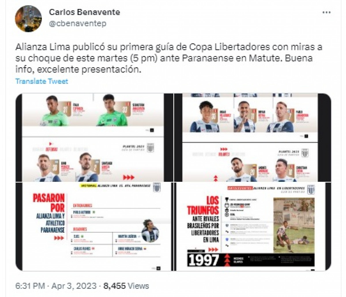 Guía Copa Libertadores