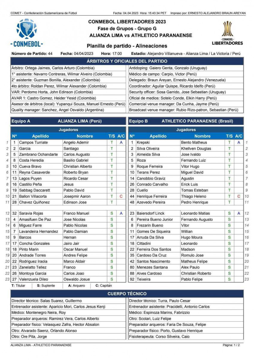 Alienaciones confirmadas