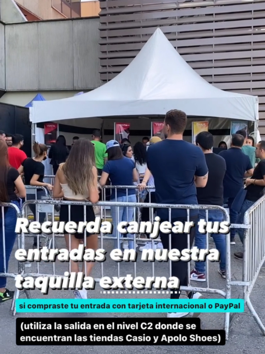 Foto: Instagram/Ticketmundo.
