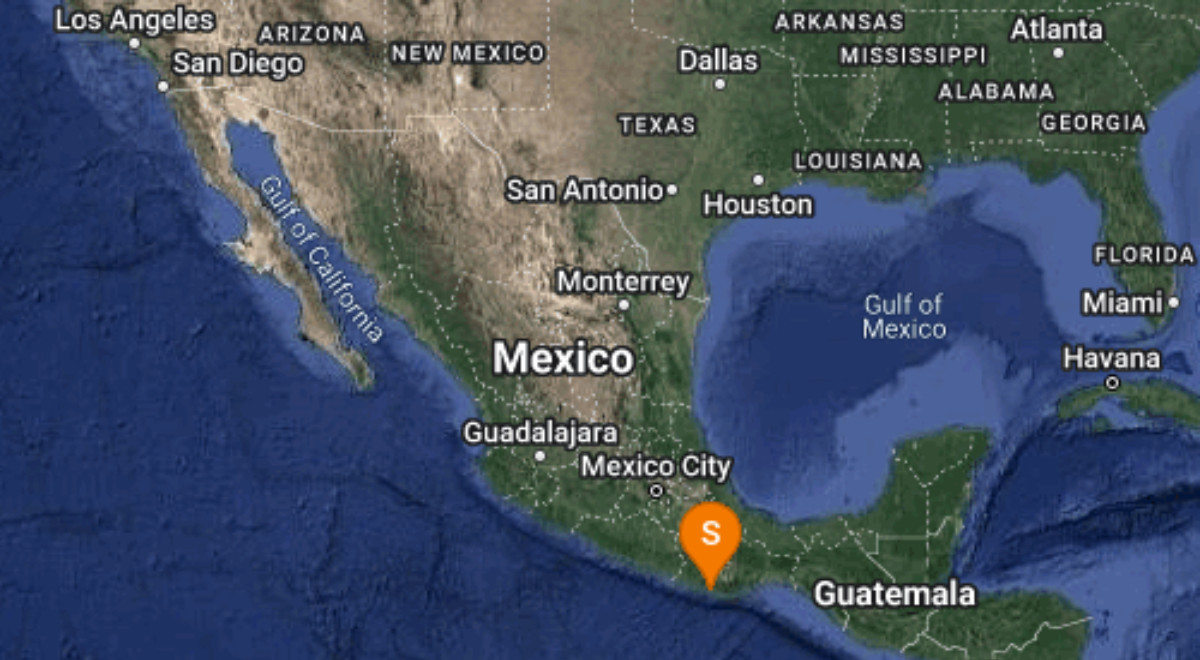 Reportan sismo en Oaxaca.