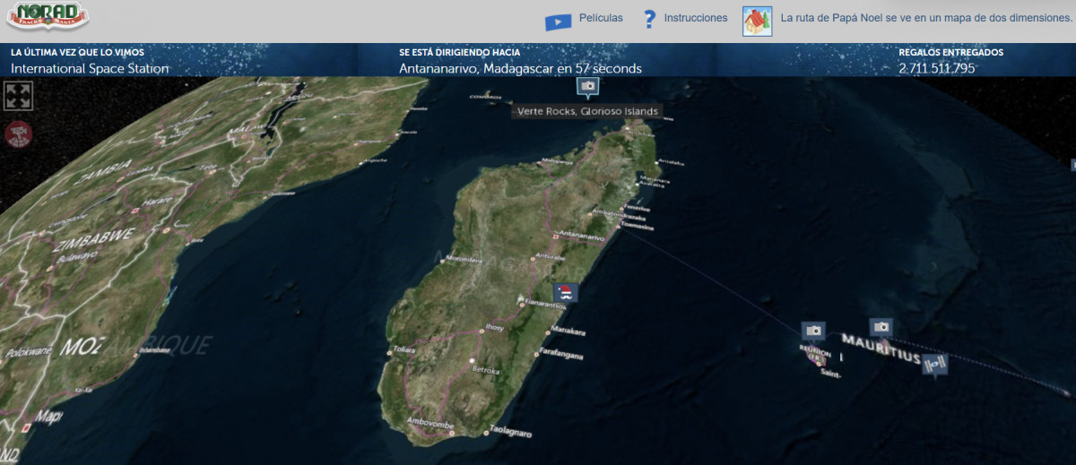 Santa Claus se dirige hacia Madagascar en vísperas de Navidad 2024
