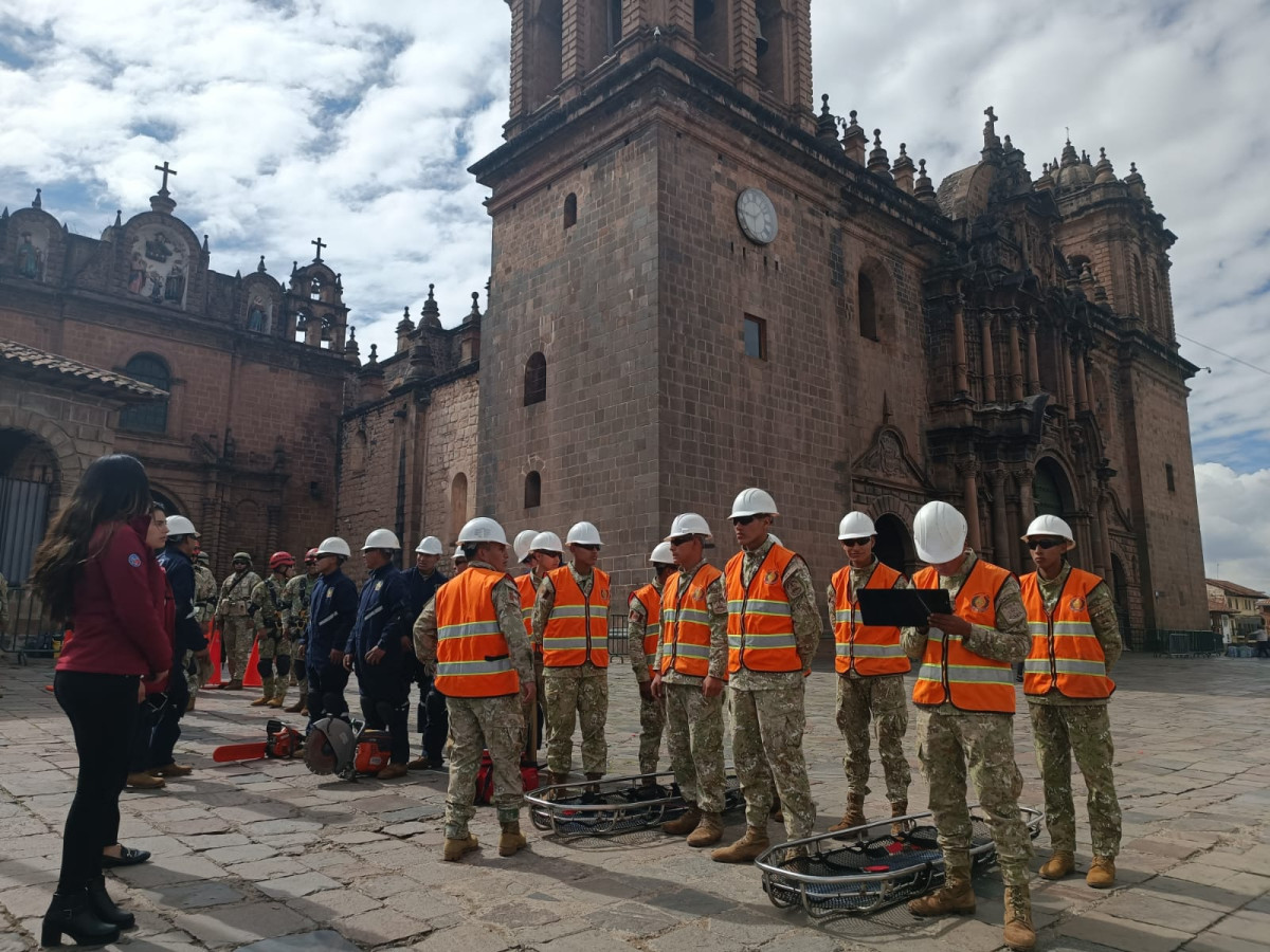 Simulacro en Cusco