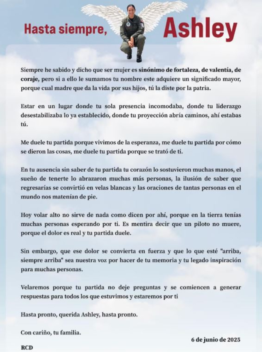 carta a ashley vargas