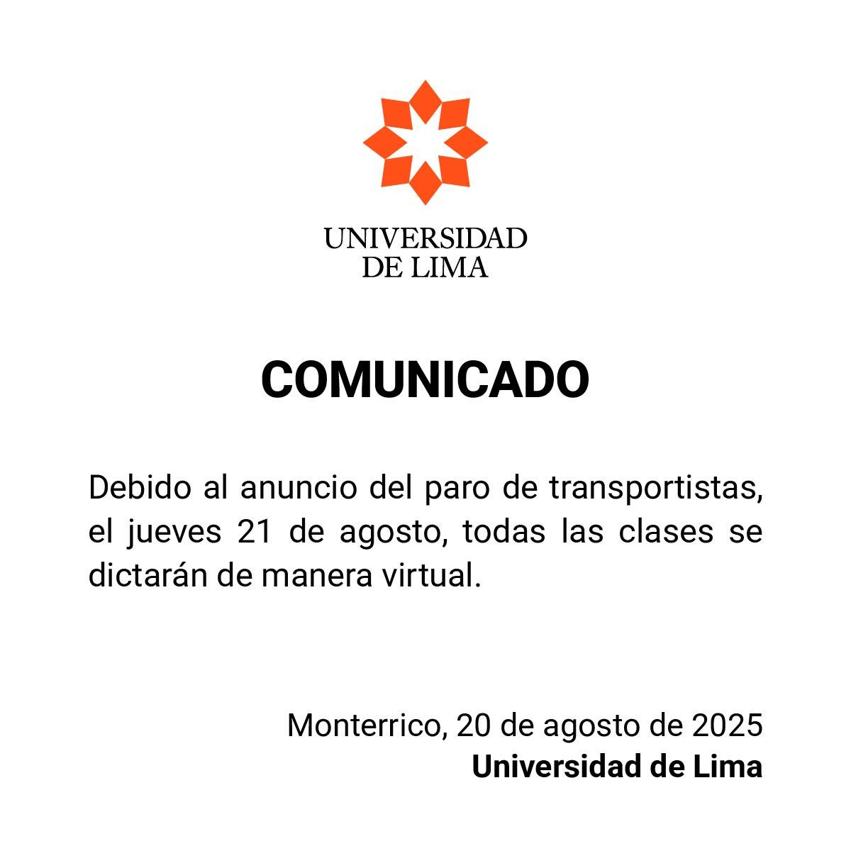 Universidades paro de transportistas