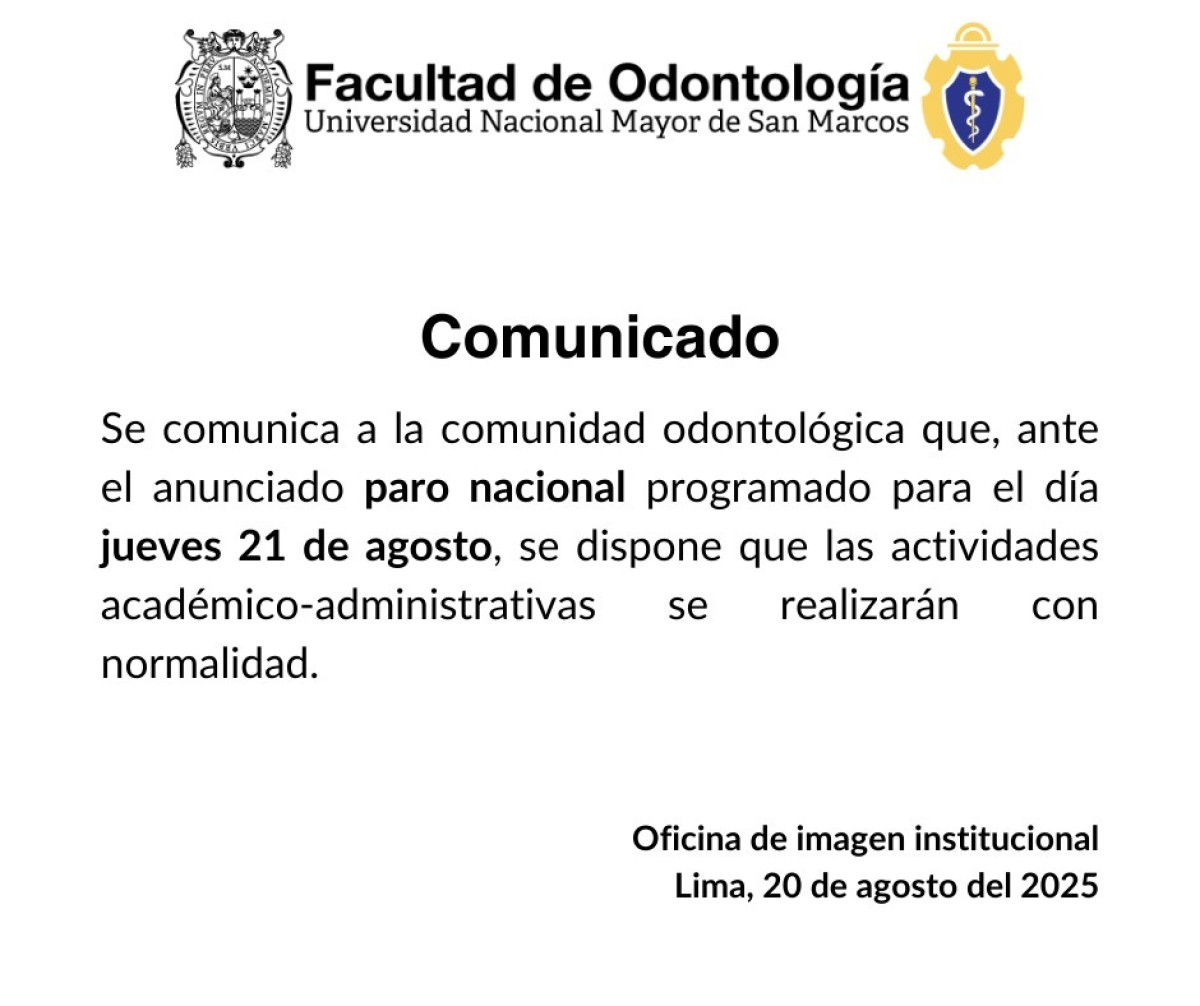 UNMSM paro de transportistas