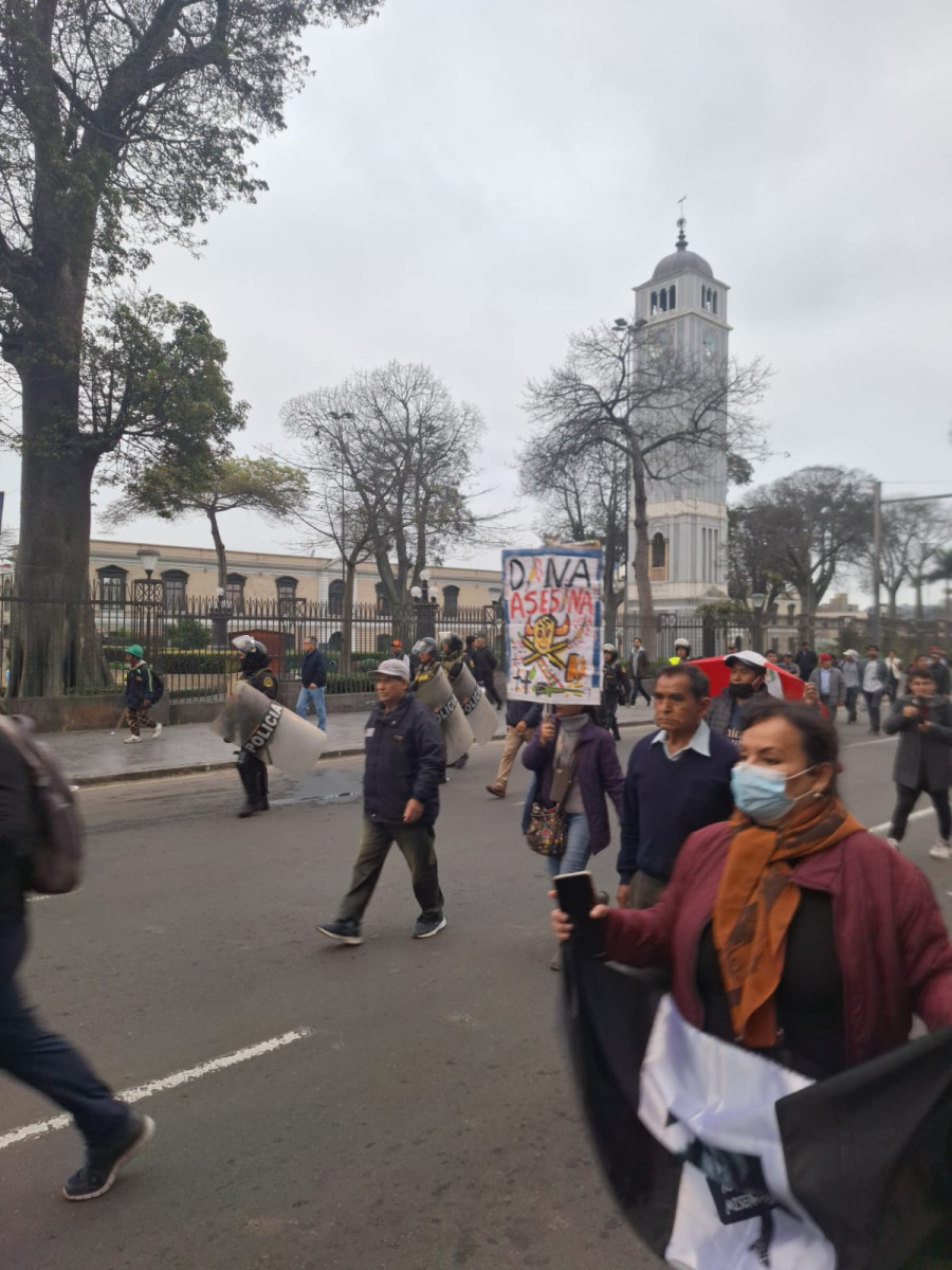 Marcha hacia el Congreso