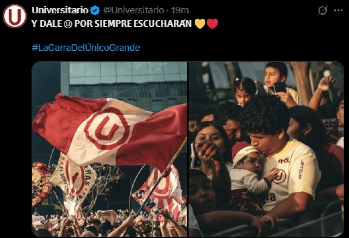 Emotivo mensaje crema