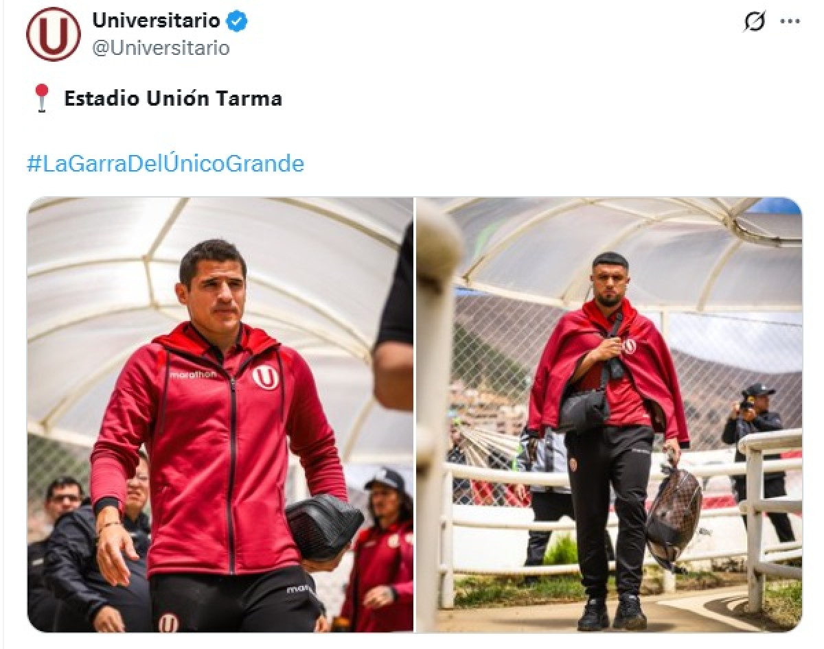 Plantel de Universitario en Tarma