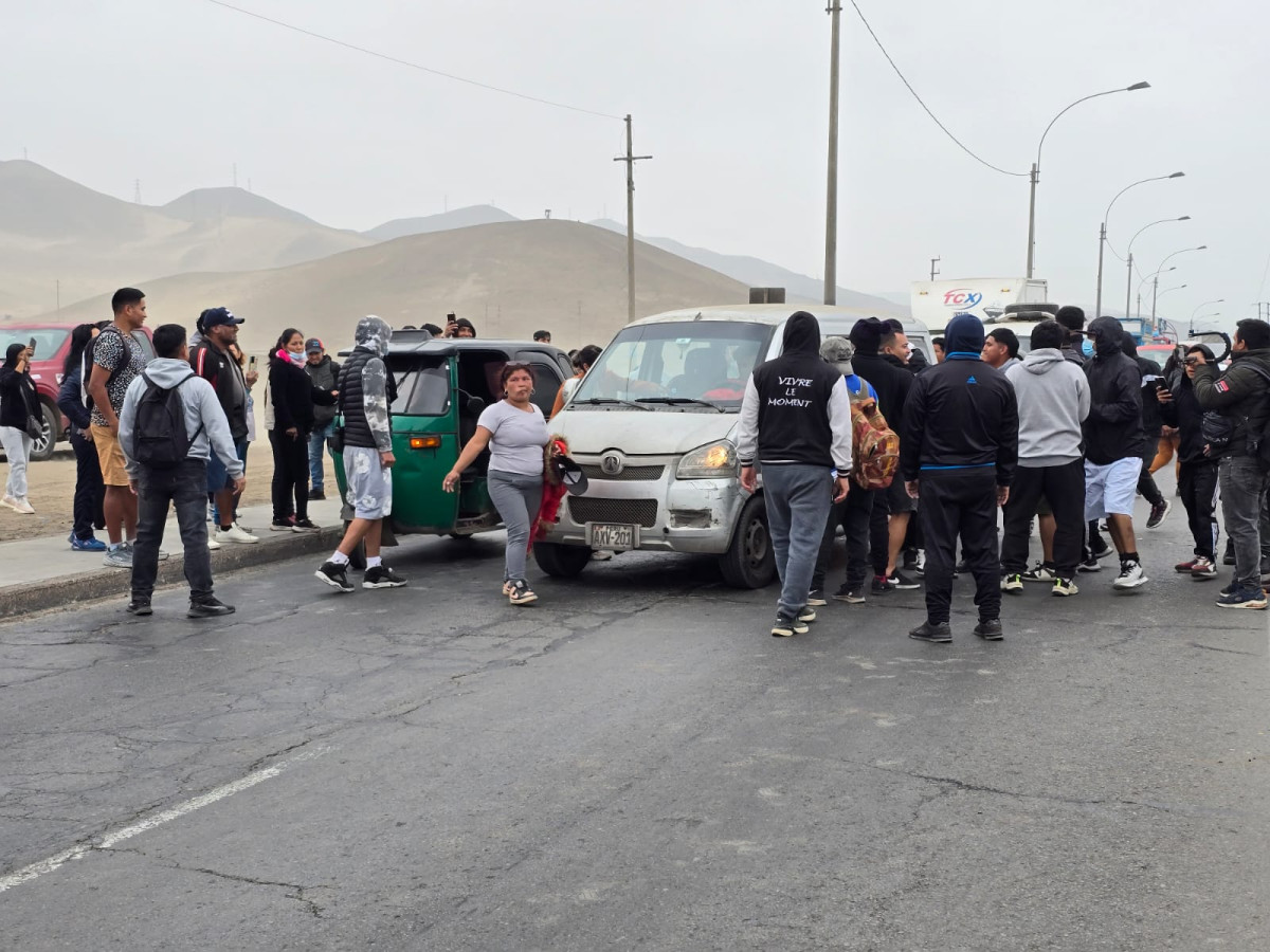 Enfrentamientos en Ventanilla durante el paro