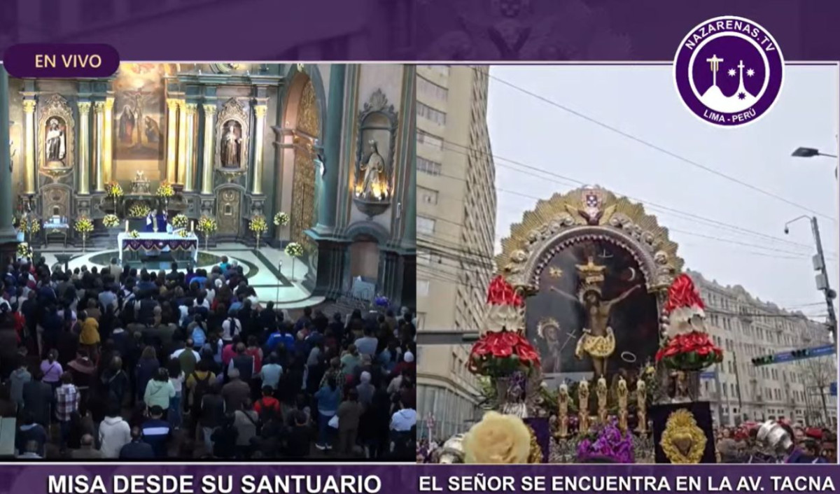 Procesión del Señor de los Milagros.