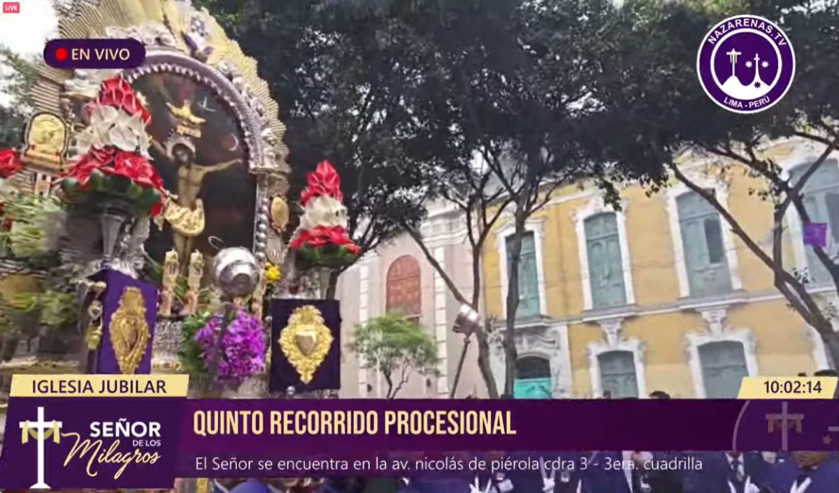 Procesión del Señor de los Milagros.