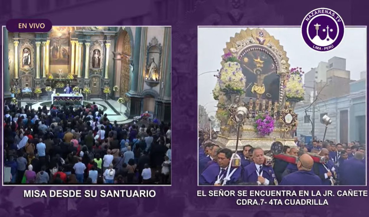 Recorrido del Señor de los Milagros.