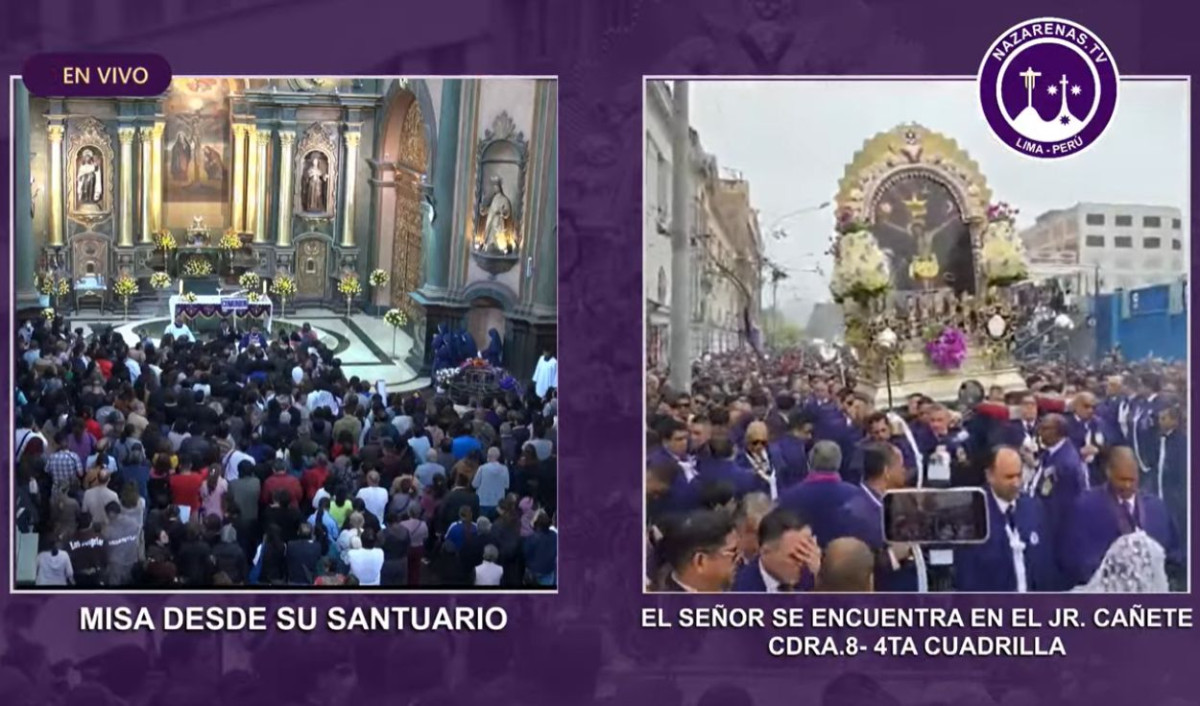 Procesión del Señor de los Milagros.