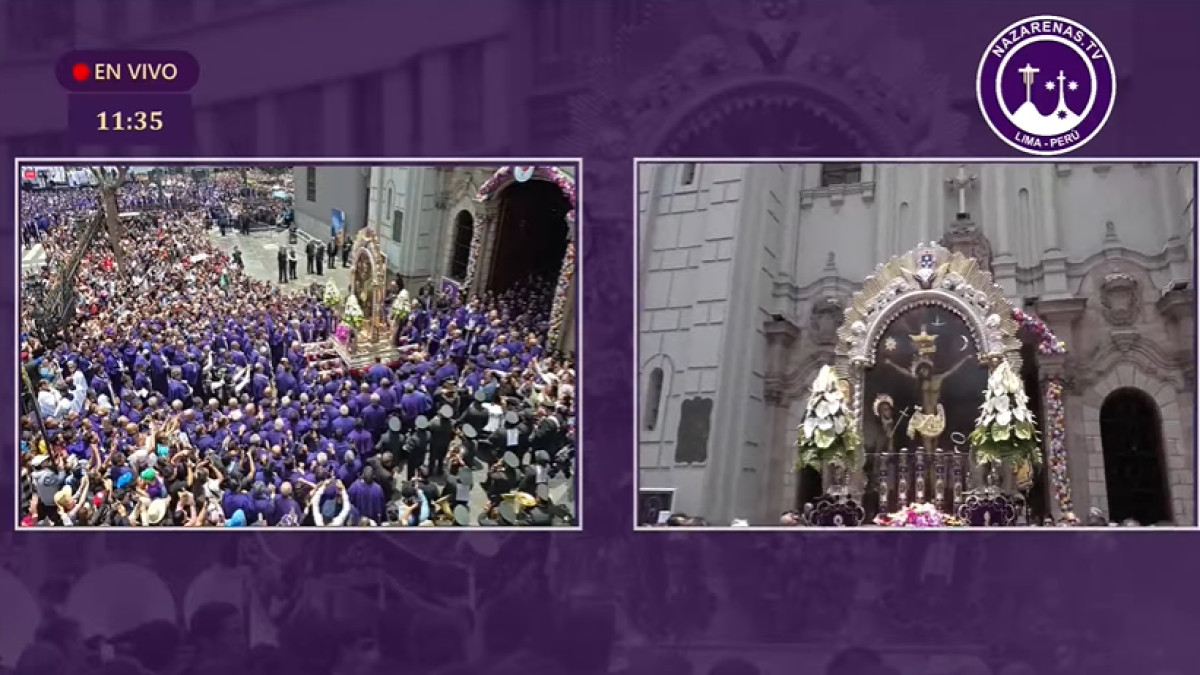 Traslado final del Señor de los Milagros