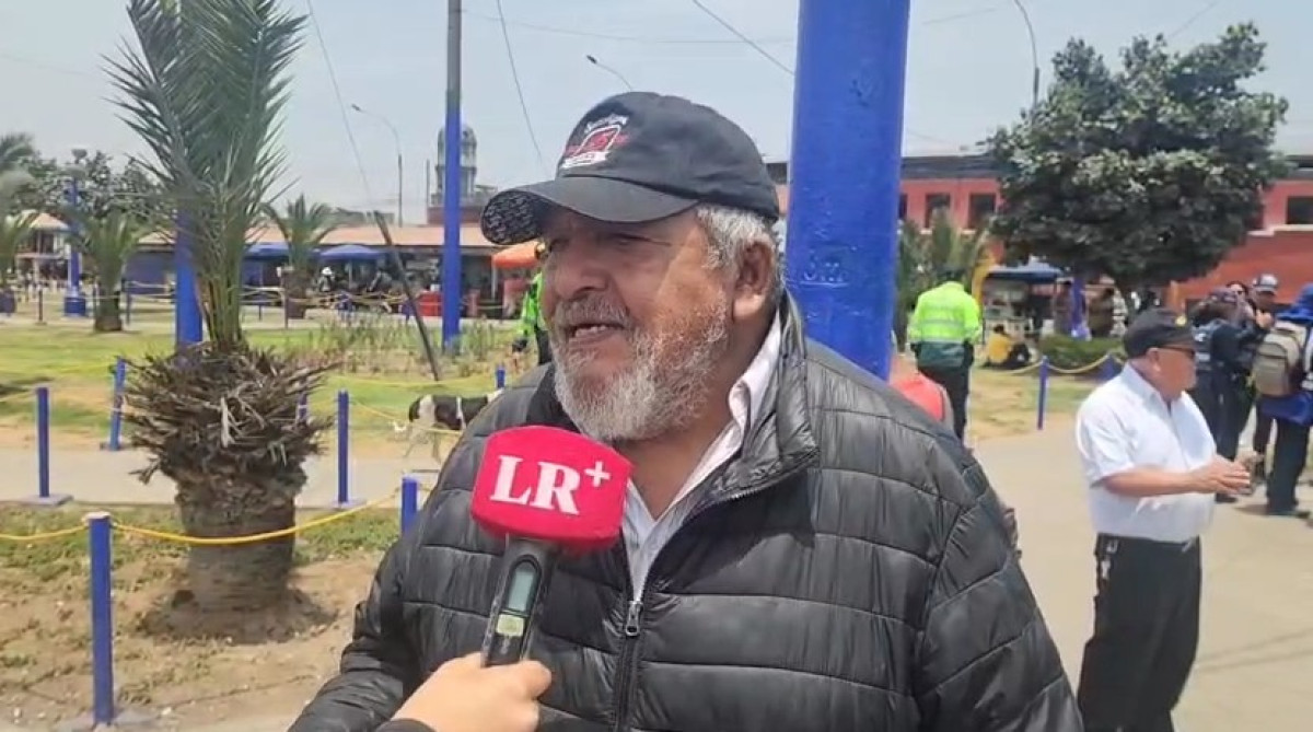 Manifestantes durante el paro de transporte