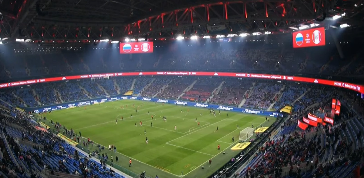 Calentamiento de los futbolistas