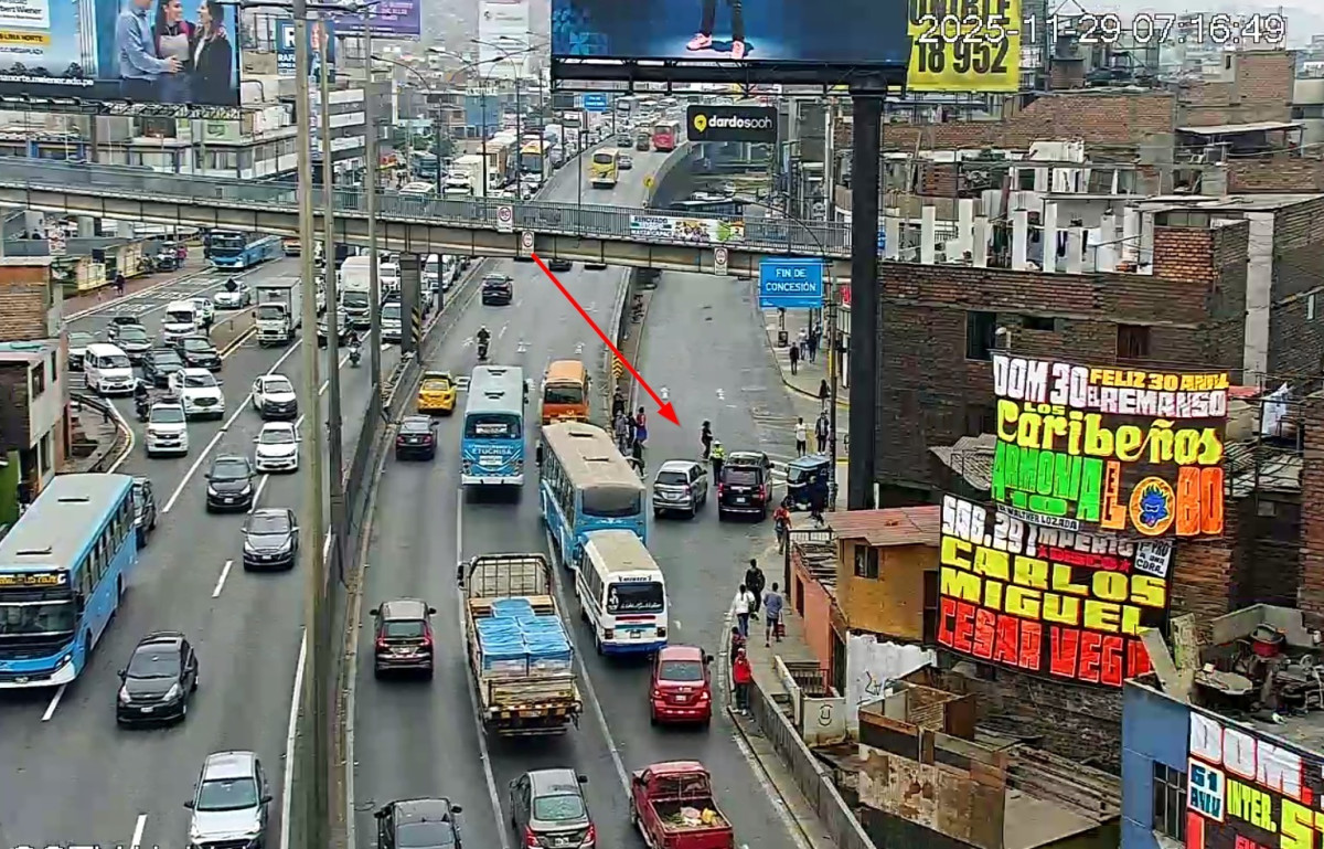 Cierre de vía auxiliar en Habich.