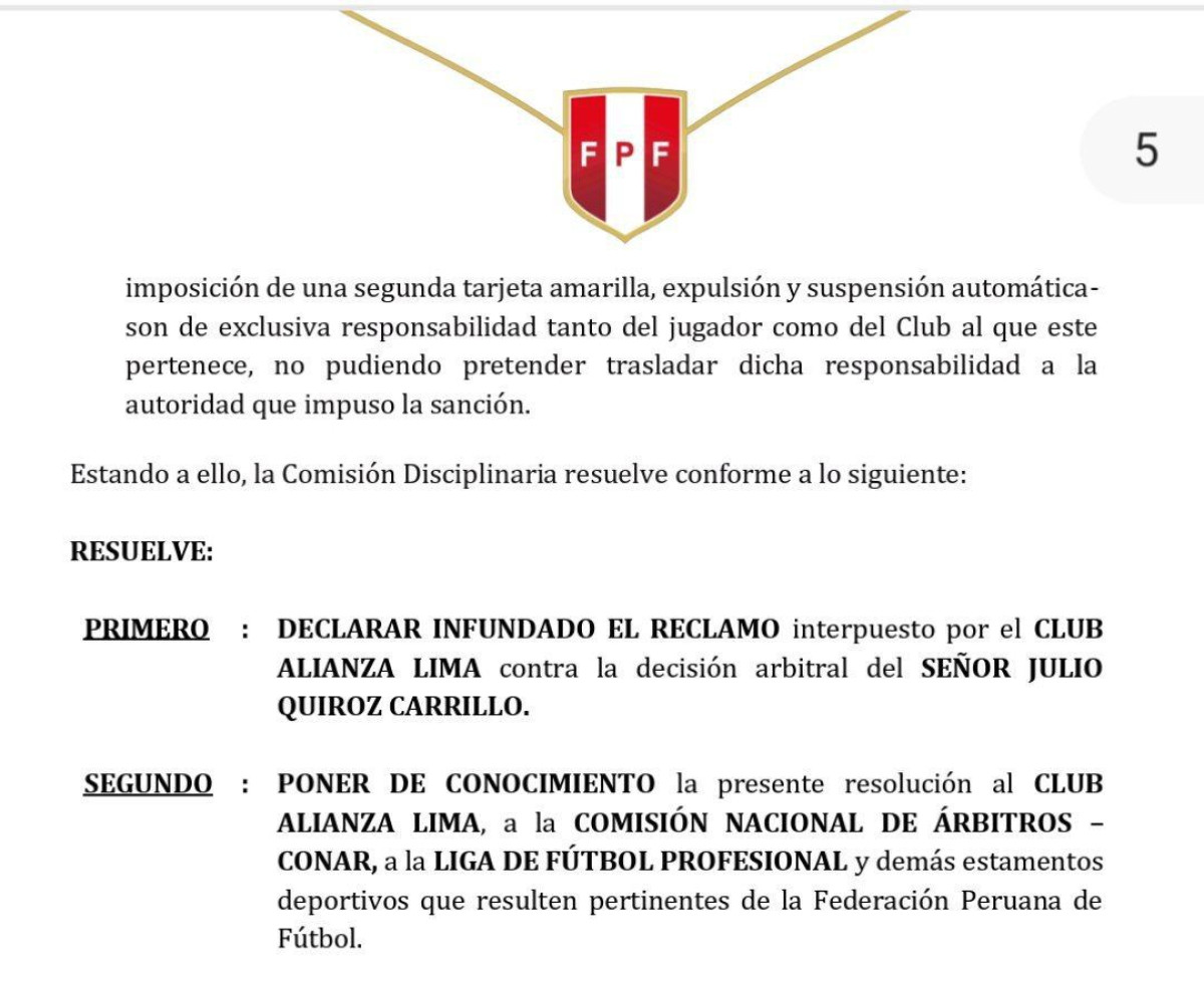 Comisión Disciplinaria