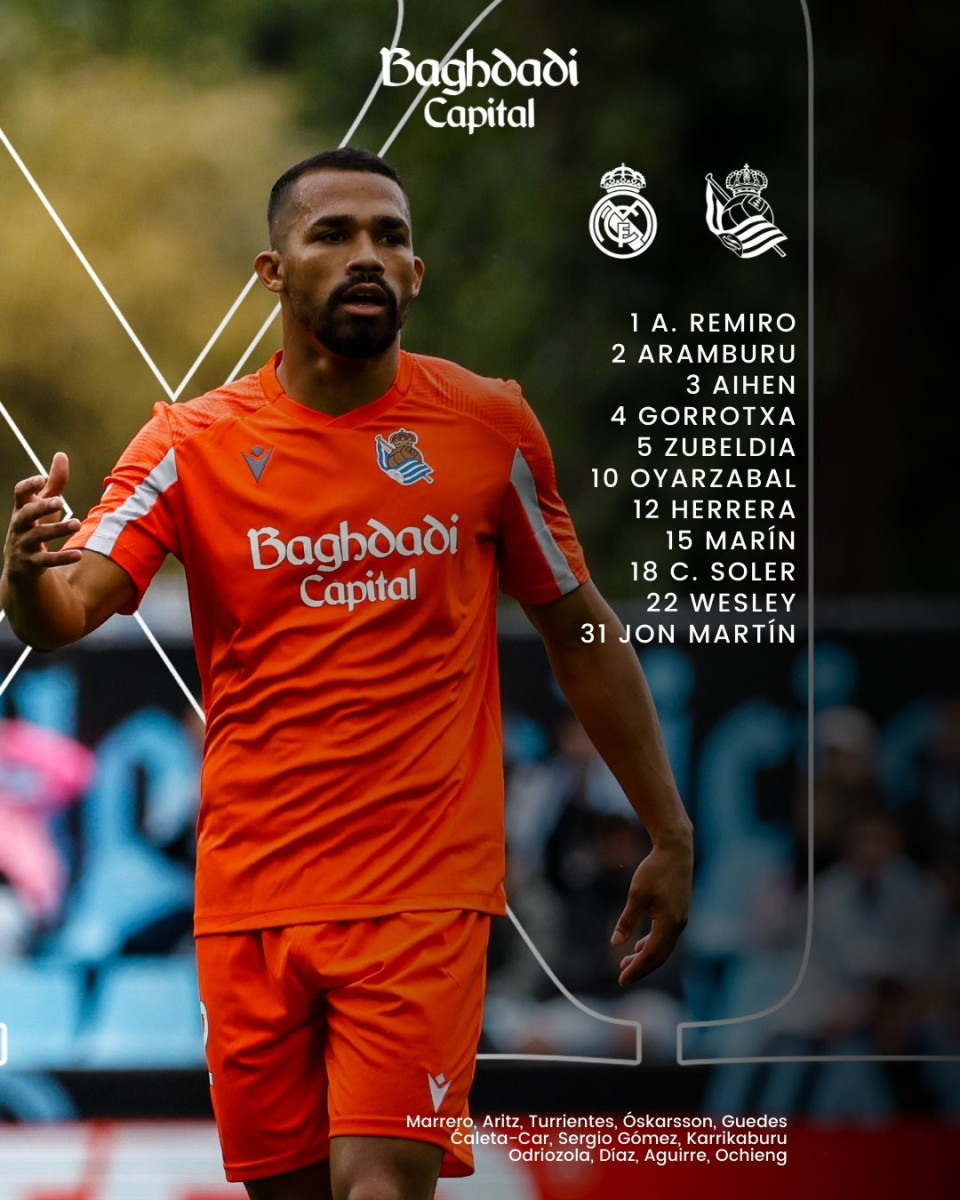 Real Madrid vs Real Sociedad: alineaciones