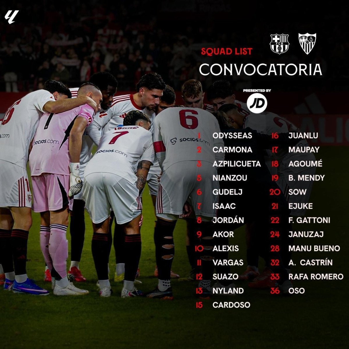 Sevilla vs Barcelona