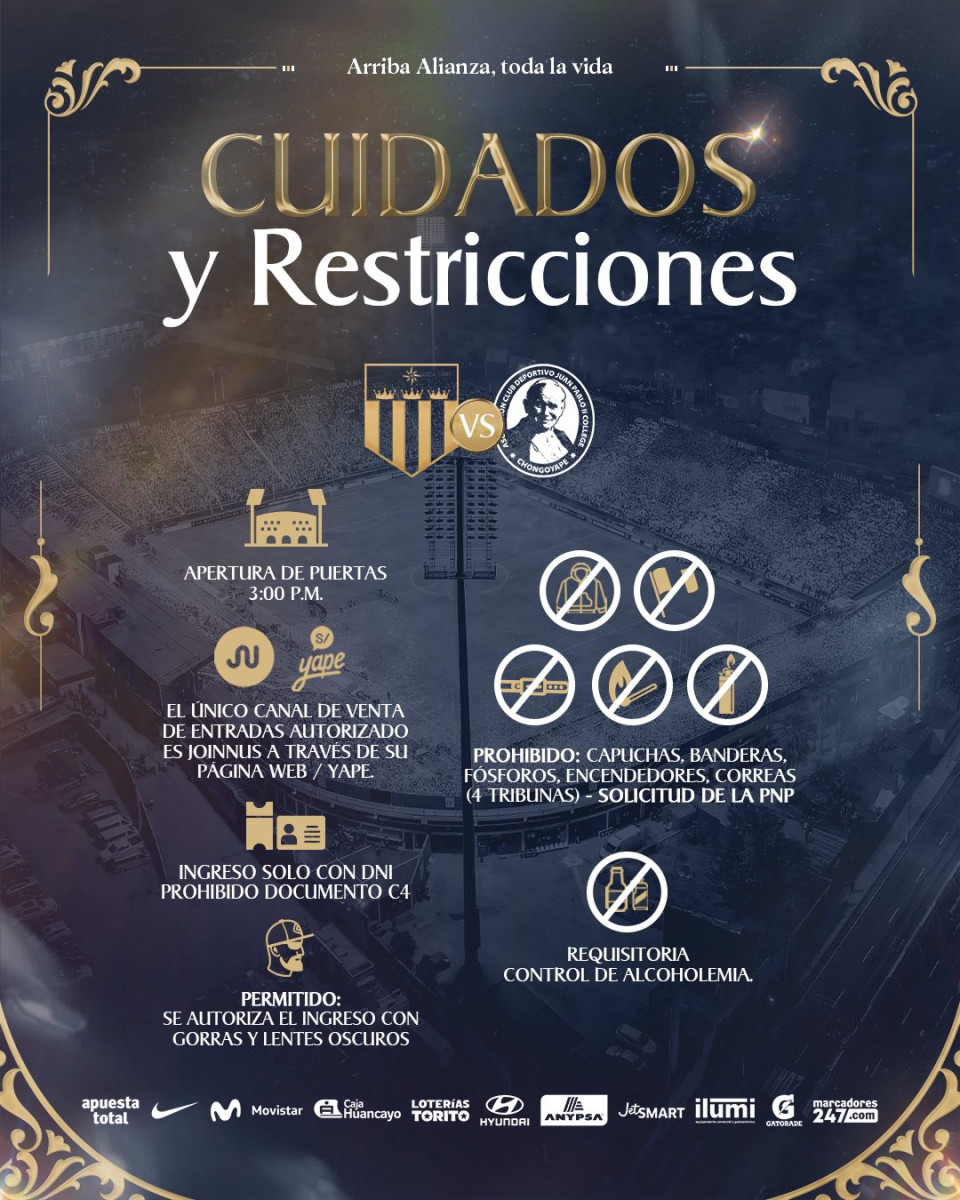 Alianza Lima vs Juan Pablo II