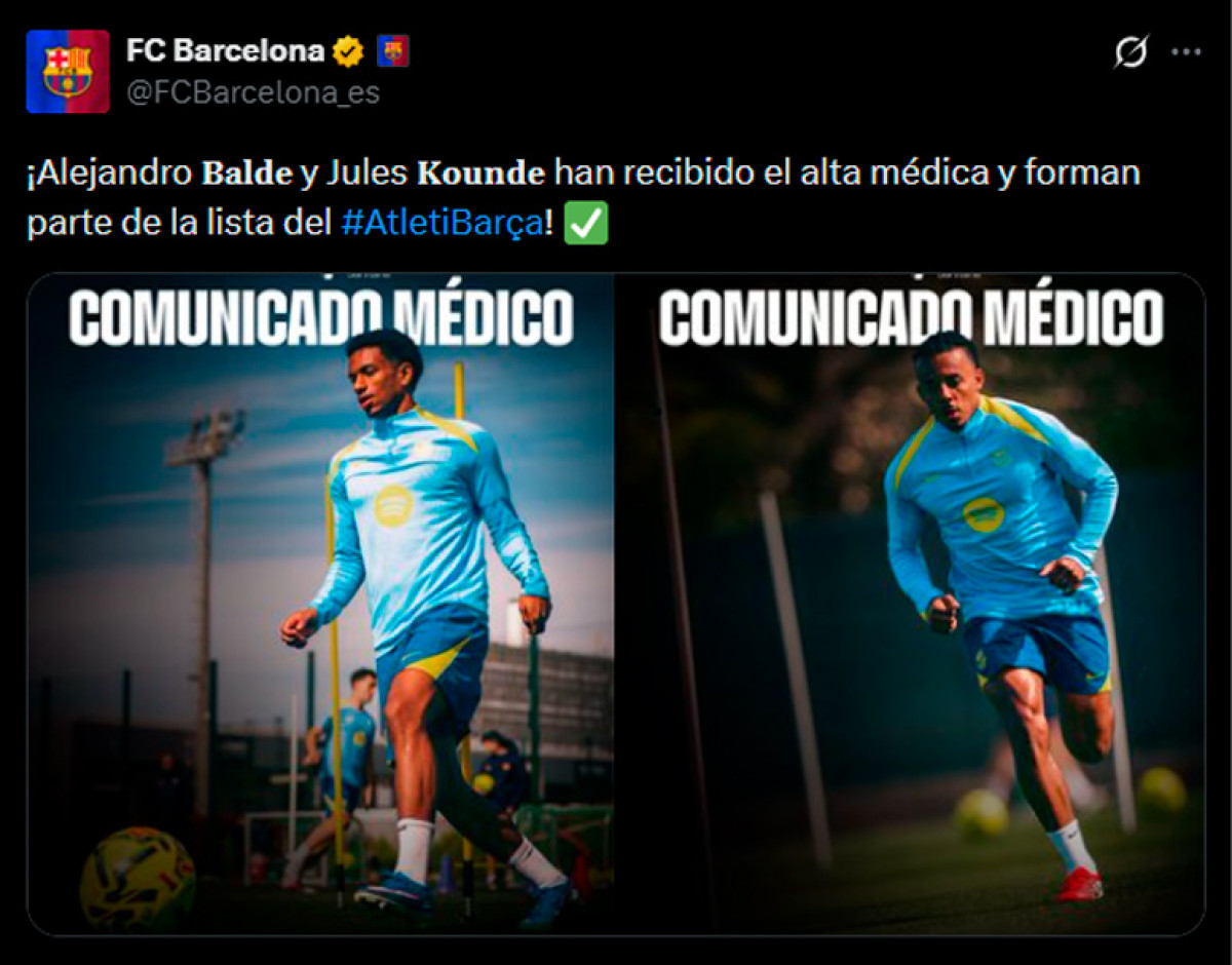 Barcelona vs Atlético Madrid