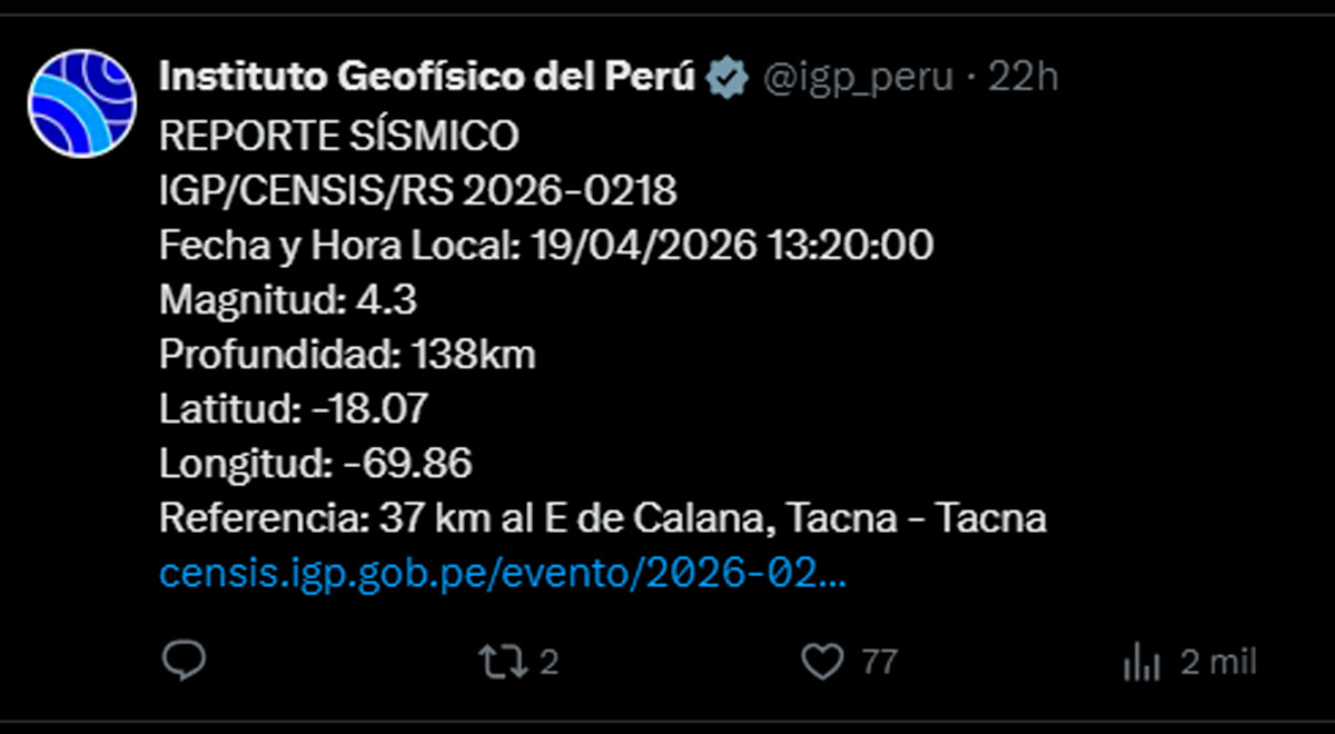 temblor
