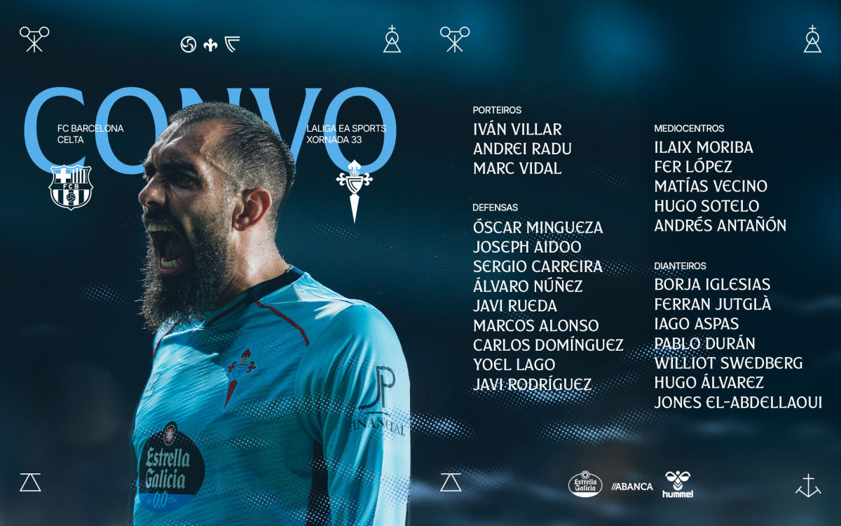 Convocatoria de Celta