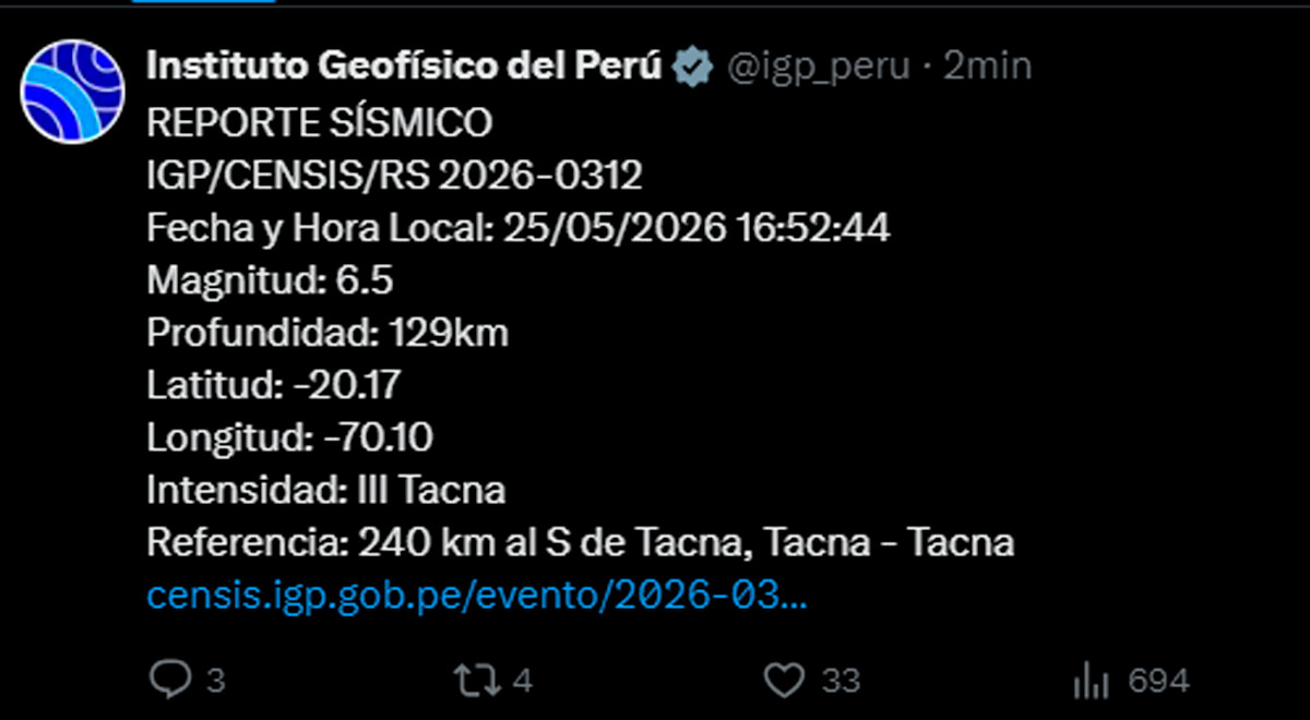 temblor