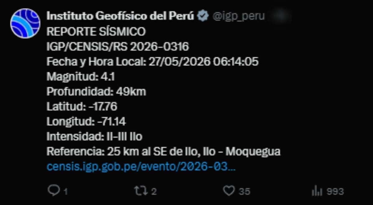 temblor