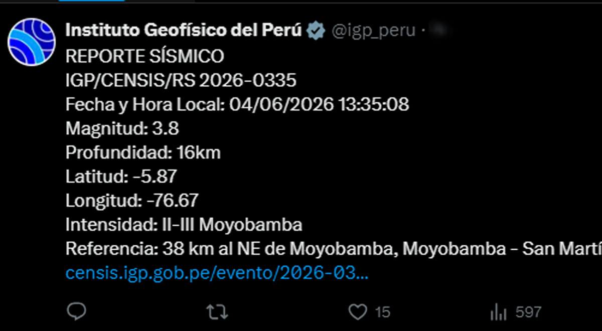 temblor