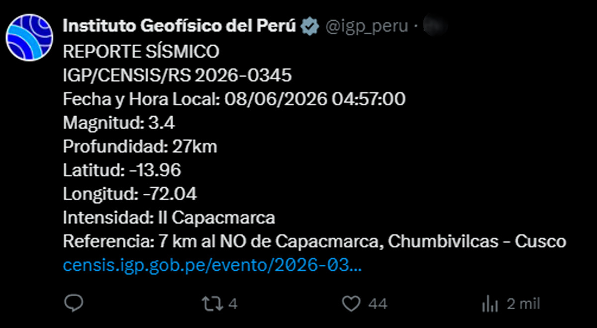temblor