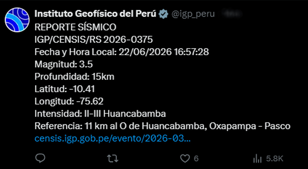 temblor