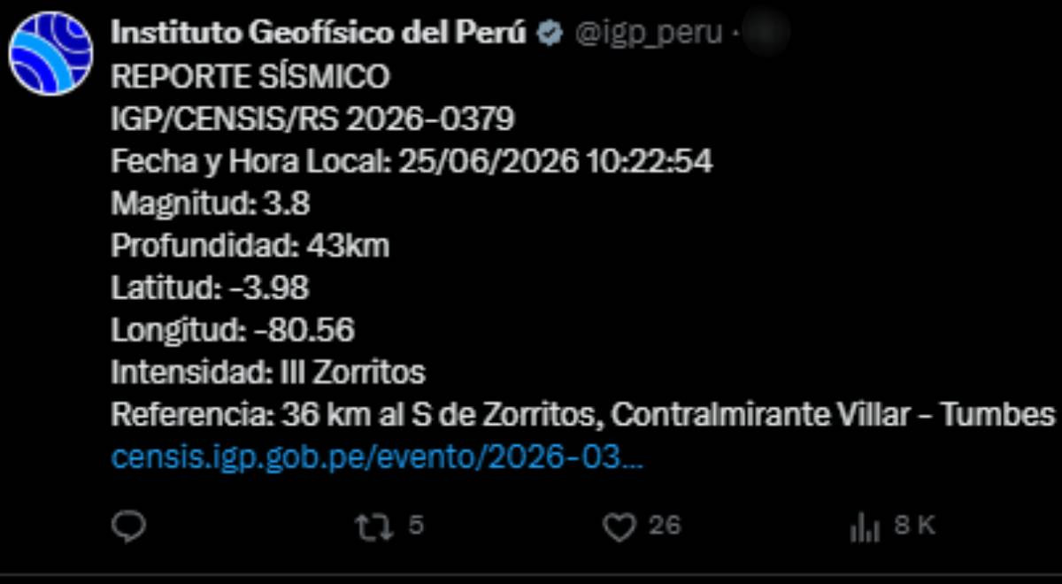 temblor