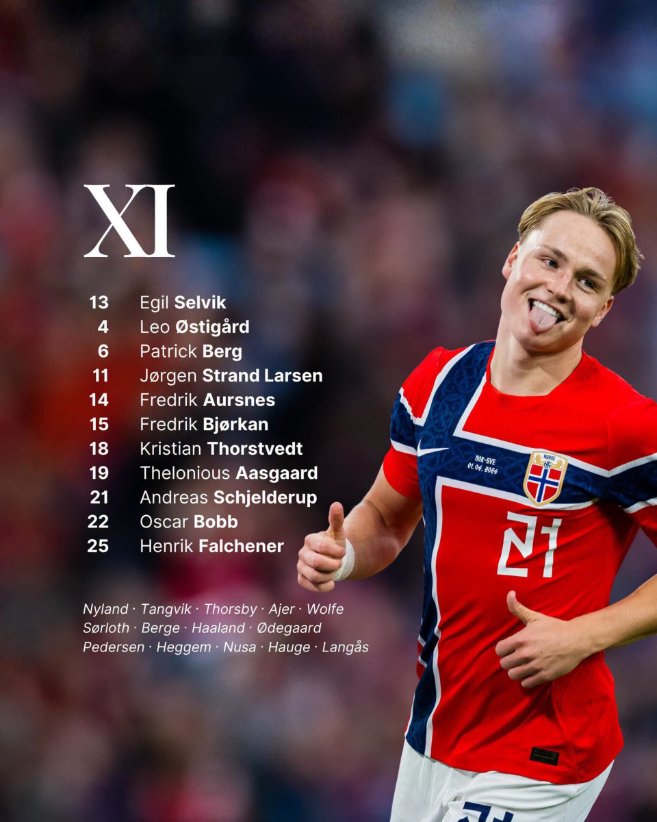 Once confirmado de Noruega