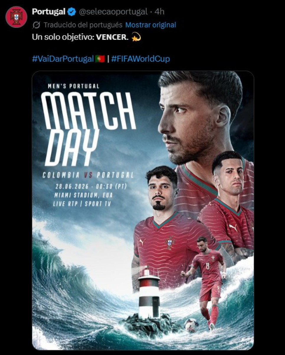 Portugal vs Colombia