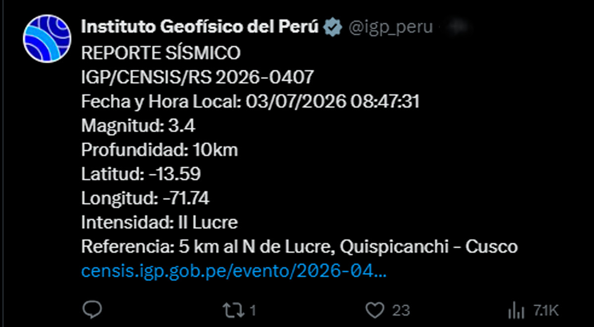 temblor