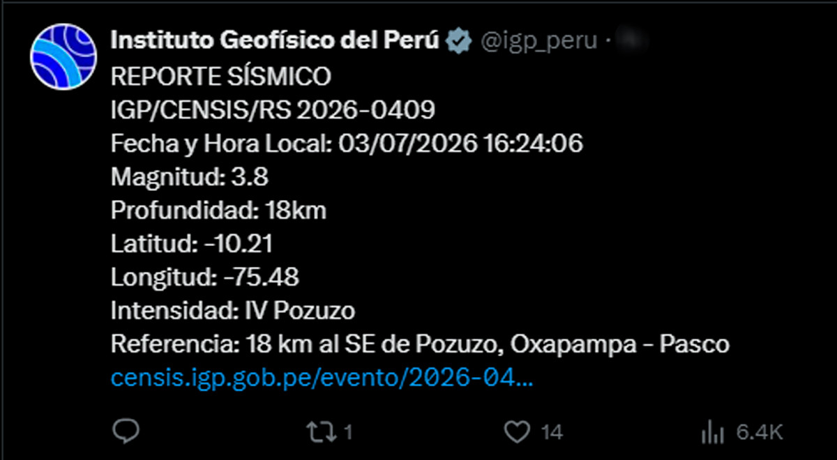 temblor