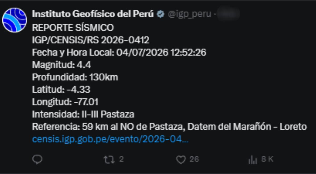 temblor