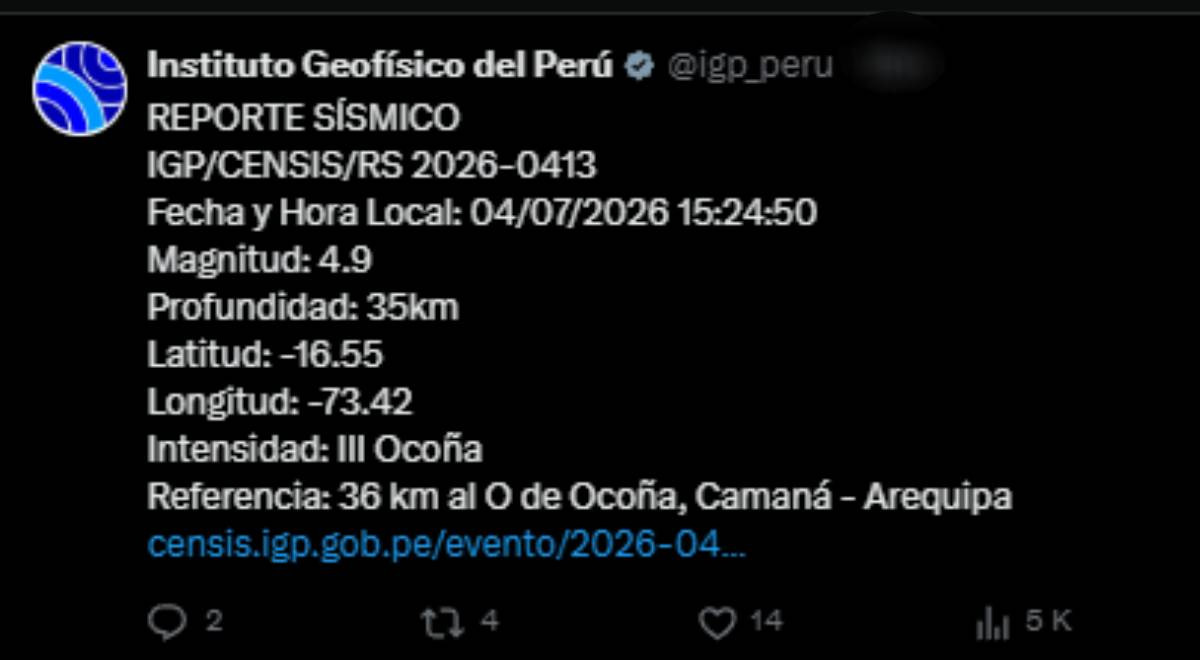 temblor