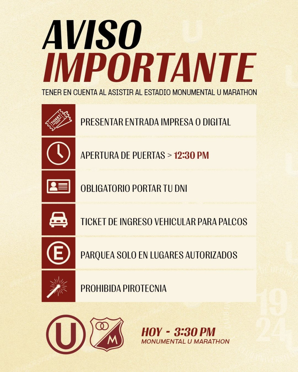 Universitario vs Millonarios