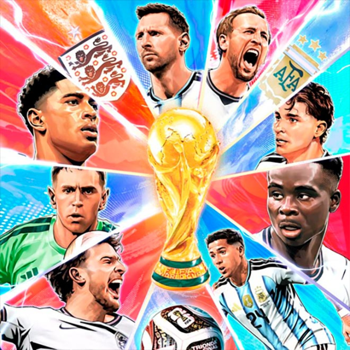 Inglaterra vs Argentina
