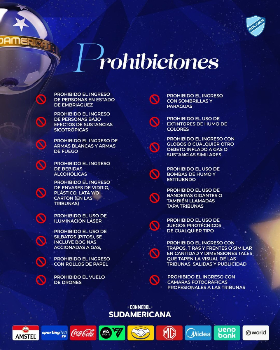 Bolívar vs Gremio