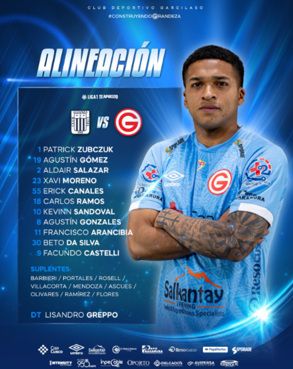 Alineación de Deportivo Garcilaso