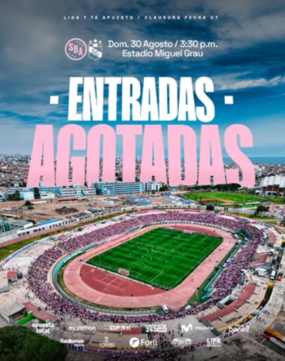 El Sport Boys vs Sporting Cristal se jugará a estadio lleno