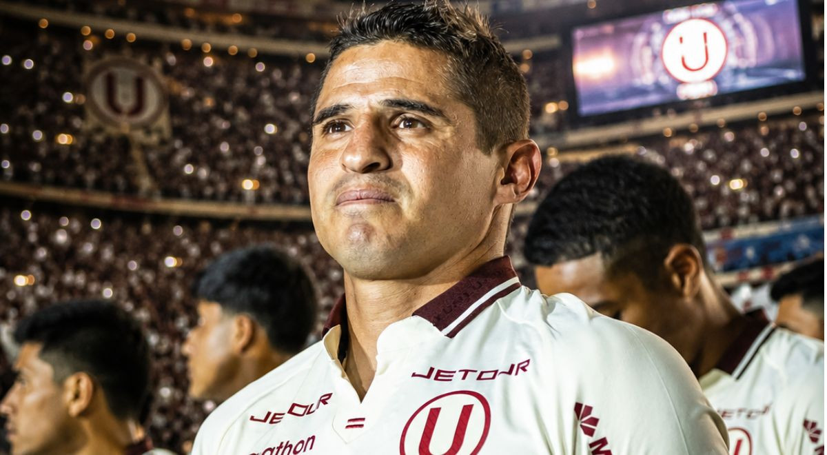 Aldo Corzo anotó en el último partido entre Universitario y Comerciantes Unidos en el Estadio Monumental